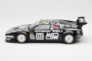 BMW M1 #111 Team MK Motorsport J-L. Witmeur / Krankenberg / Libert 24 Hours of Le Mans 1986 Minichamps 1:18 180862911 Diecast - image 4 of 8