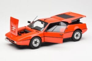 BMW M1 Orange Metallic Norev 1:18 183222 Diecast - image 2 of 8