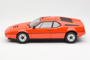BMW M1 Orange Metallic Norev 1:18 183222 Diecast - image 4 of 8