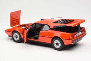 BMW M1 Orange Metallic Norev 1:18 183222 Diecast - image 5 of 8
