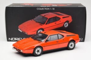 BMW M1 Orange Metallic Norev 1:18 183222 Diecast - image 8 of 8