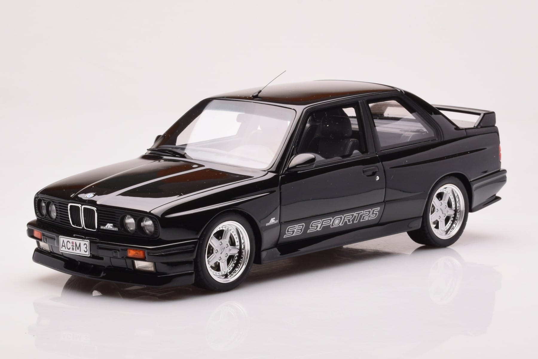 BMW M3 E30 AC Schnitzer ACS3 Sport 2.5 Black Otto 1:18
