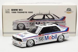 BMW M3 E30 #56 P. Brock / J. Richards Mobil Bathurst 1000 1988 AUTOart 1:18 88847 Diecast - image 9 of 9