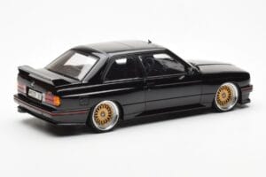 BMW M3 E30 Sport Evolution Black Custom Wheels AUTOart 1:18 70562 Diecast - image 3 of 8