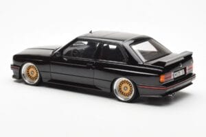 BMW M3 E30 Sport Evolution Black Custom Wheels AUTOart 1:18 70562 Diecast - image 7 of 8