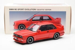 BMW M3 E30 Sport Evolution Cecotto Edition Red AUTOart 1:18 70566 Diecast - image 8 of 8