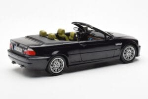 BMW M3 E46 Cabriolet Black Kyosho 1:18 80430024431 Diecast - image 3 of 8