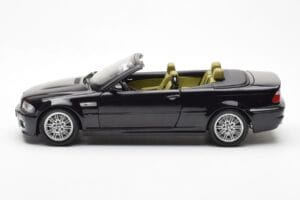 BMW M3 E46 Cabriolet Black Kyosho 1:18 80430024431 Diecast - image 4 of 8