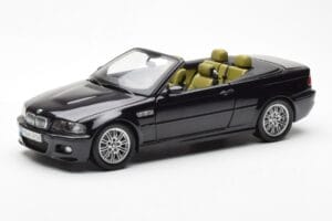 BMW M3 E46 Cabriolet Black Kyosho 1:18 80430024431 Diecast
