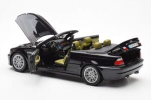 BMW M3 E46 Cabriolet Black Kyosho 1:18 80430024431 Diecast - image 5 of 8