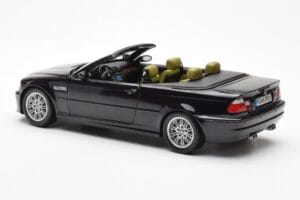 BMW M3 E46 Cabriolet Black Kyosho 1:18 80430024431 Diecast - image 7 of 8