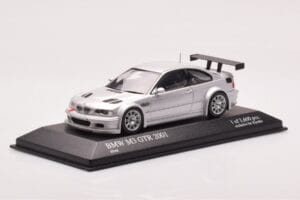 BMW M3 E46 GTR Street Silver Minichamps 1:43 403012105 Diecast - image 2 of 4