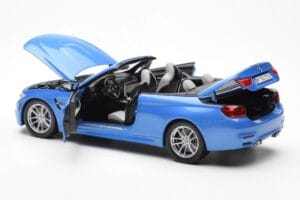 BMW M4 F83 Cabriolet Yas Marina Blue Paragon 1:18 80432339612 Diecast - image 5 of 8