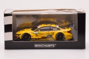BMW M4 F82 DTM BMW Team RMG #16 T. Glock DTM 2016 Minichamps 1:43 410162416 Diecast - image 4 of 4