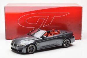 BMW M4 F83 Cabriolet Grey GT Spirit 1:18 GT081 Resin - image 6 of 6