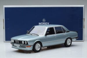 BMW M535i E12 Blue Norev 1:18 183269 Diecast - image 6 of 6
