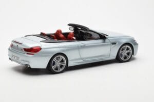 BMW M6 F12 Convertible Silverstone Silver II Paragon 1:18 80432253656 Diecast - image 3 of 8