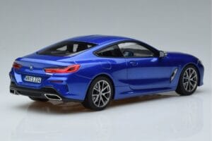BMW M850i G15 Blue Metallic Norev 1:18 183286 Diecast - image 3 of 7