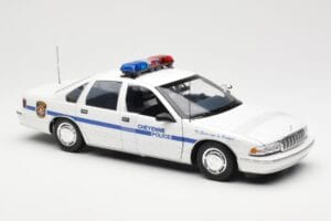 Chevrolet Caprice Cheyenne Police UT Models 1:18 21025 Diecast - image 4 of 6