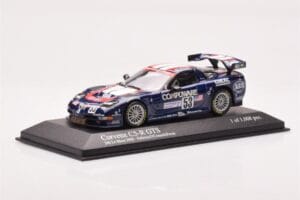 Chevrolet Corvette C5R #53 R. Fellows / J. O'Connell / F. Freon 24 Hours of Le Mans 2003 Minichamps 1:43 400031453 Diecast - image 2 of 4