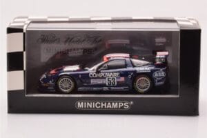 Chevrolet Corvette C5R #53 R. Fellows / J. O'Connell / F. Freon 24 Hours of Le Mans 2003 Minichamps 1:43 400031453 Diecast - image 4 of 4