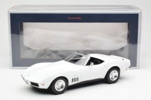 Chevrolet Corvette C3 Convertible Can-Am White Norev 1:18 189038 Diecast - image 6 of 6