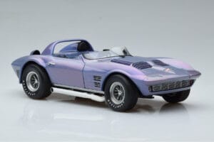 Chevrolet Corvette Grand Sport Roadster Laguna Seca Sky Blue Exoto 1:18 EXPRM00080 Diecast - image 5 of 9