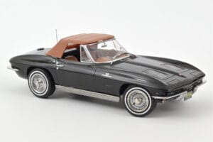 Chevrolet Corvette C2 Sting Ray Cabriolet Norev 1:18 189055 Diecast - image 3 of 3