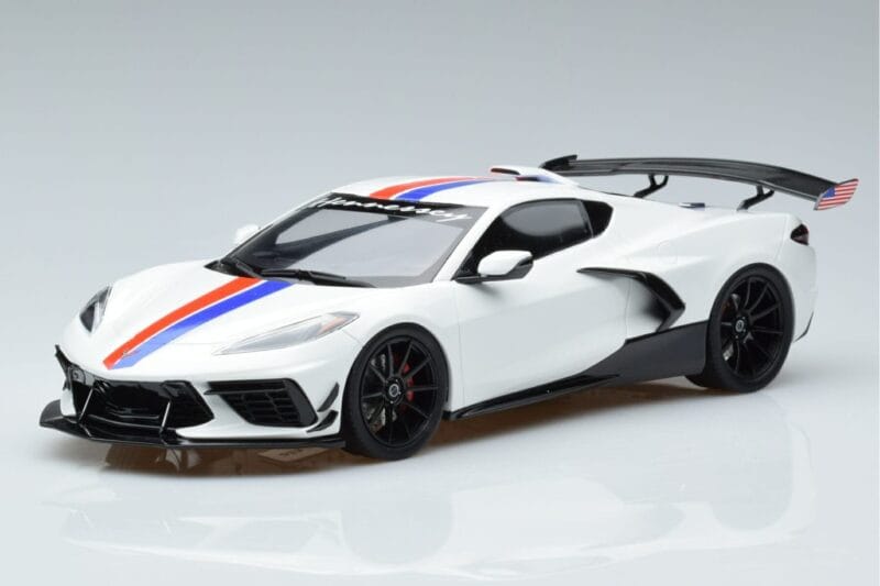 Chevrolet Hennessey Corvette C8 Arctic White GT Spirit 1:18 GT317 Resin