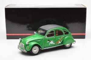 Citroen 2CV Saussente Green Minichamps 1:18 153111503 Diecast - image 8 of 8