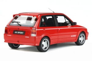 Citroen AX Sport Red Otto 1:18 OT799 Resin - image 2 of 5