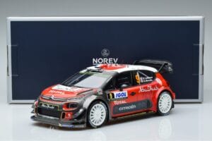 Citroen C3 WRC #9 S. Lefebvre / G. Moreau Tour de Corse 2017 Norev 1:18 181633 Diecast - image 6 of 6
