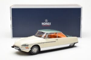 Citroen DS 21 Le Leman Cabriolet Ivory and Green Norev 1:18 181751 Diecast - image 6 of 6