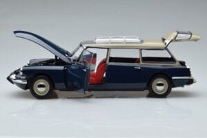 Citroen ID 19 Break Orient Blue Norev 1:18 181770 Diecast - image 4 of 9