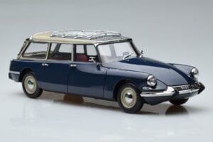 Citroen ID 19 Break Orient Blue Norev 1:18 181770 Diecast - image 6 of 9