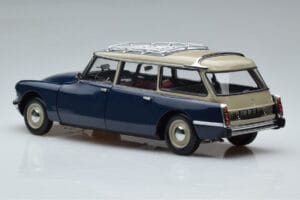 Citroen ID 19 Break Orient Blue Norev 1:18 181770 Diecast - image 7 of 9