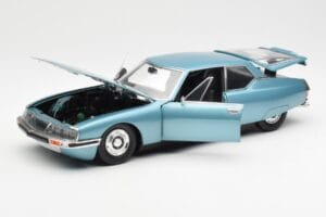 Citroen SM Light Blue Metallic Norev 1:18 181589 Diecast - image 2 of 8