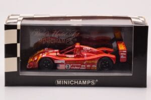 Ferrari 333 SP #3 Moretti Racing G. Moretti / D. Theys / M. Baldi 24 Hours of Le Mans 1998 Minichamps 1:43 430987603 Diecast - image 4 of 4