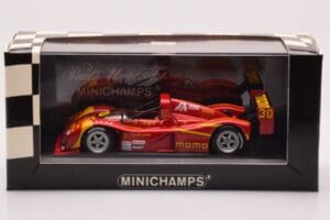Ferrari 333 SP #30 MOMO M. Papis / D. Theys / B. Wollek Daytona 24 Hours 2nd Place 1996 Minichamps 1:43 430967430 Diecast - image 4 of 4