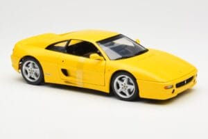 Ferrari F355 Berlinetta Yellow UT Models 1:18 180074021 Diecast - image 4 of 6