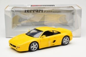 Ferrari F355 Berlinetta Yellow UT Models 1:18 180074021 Diecast - image 6 of 6
