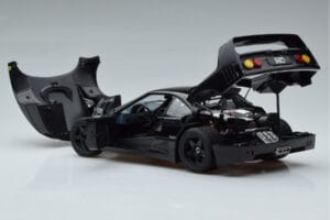 Ferrari F40 Lightweight Black Kyosho 1:18 08412BK Diecast - image 6 of 12