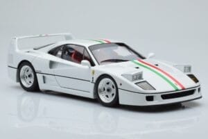 Ferrari F40 Pearl White Italy Kyosho 1:18 08416PWT-G Diecast - image 6 of 8