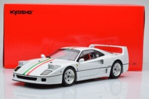 Ferrari F40 Pearl White Italy Kyosho 1:18 08416PWT-G Diecast - image 8 of 8