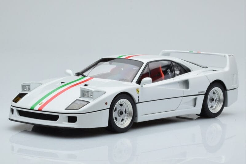 Ferrari F40 Pearl White Italy Kyosho 1:18 08416PWT-G Diecast