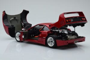 Ferrari F40 Red Metallic Asia Exclusive Kyosho 1:18 08416RM-G Diecast - image 6 of 14