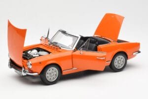 Fiat 124 BS Orange Sun Star 1:18 4906 Diecast - image 2 of 8