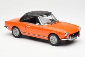 Fiat 124 BS Orange Sun Star 1:18 4906 Diecast - image 6 of 8