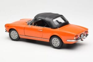 Fiat 124 BS Orange Sun Star 1:18 4906 Diecast - image 7 of 8
