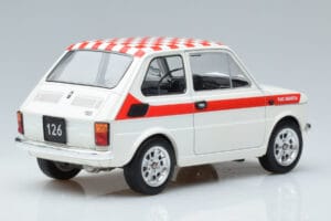 Fiat 126 Abarth White MCG 1:18 MCG18325 Diecast - image 2 of 6